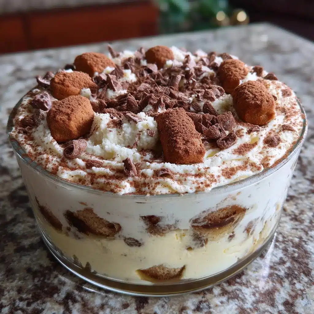 Creamy Ricotta Tiramisu Trifle