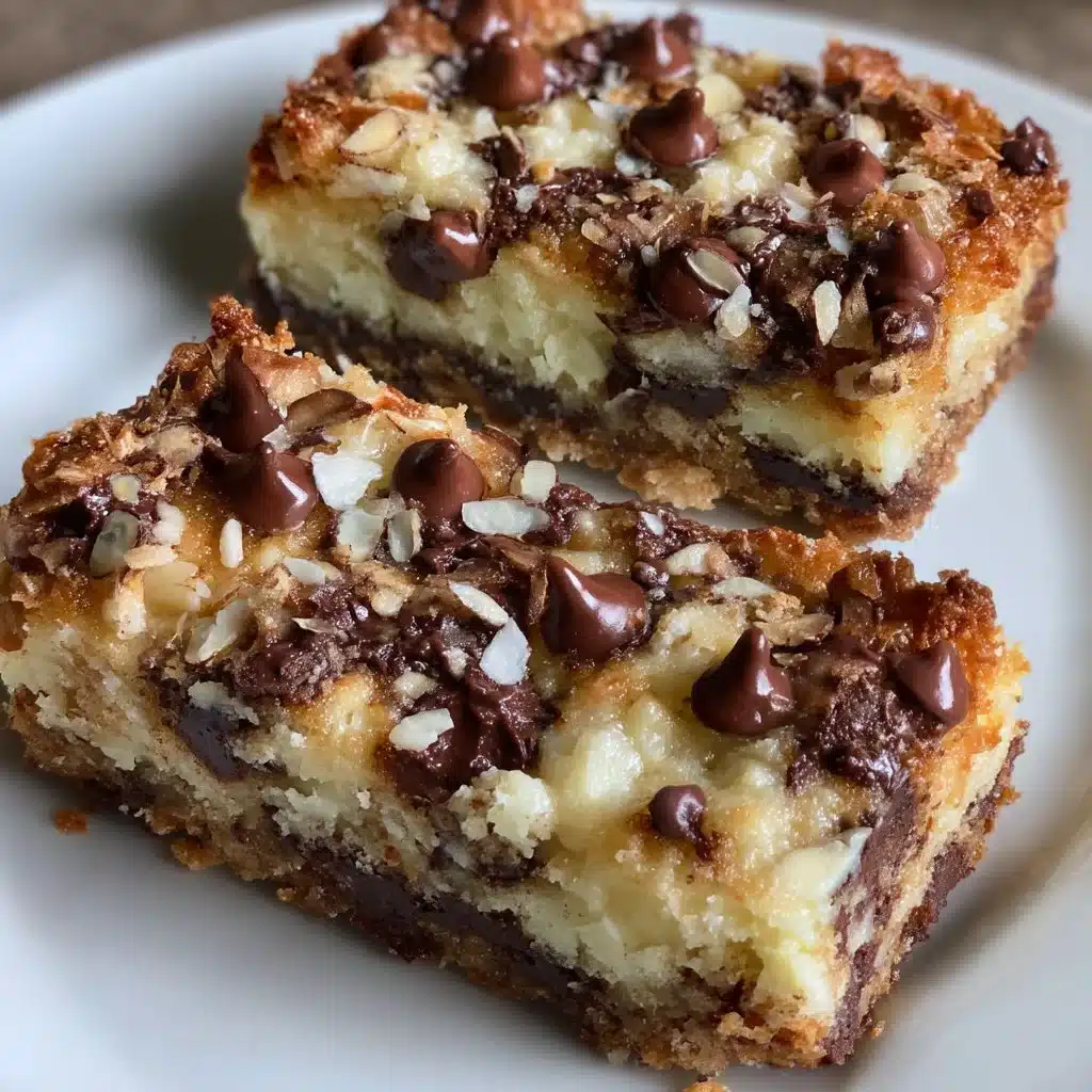 Dark Chocolate Almond Ricotta Crumble Bars
