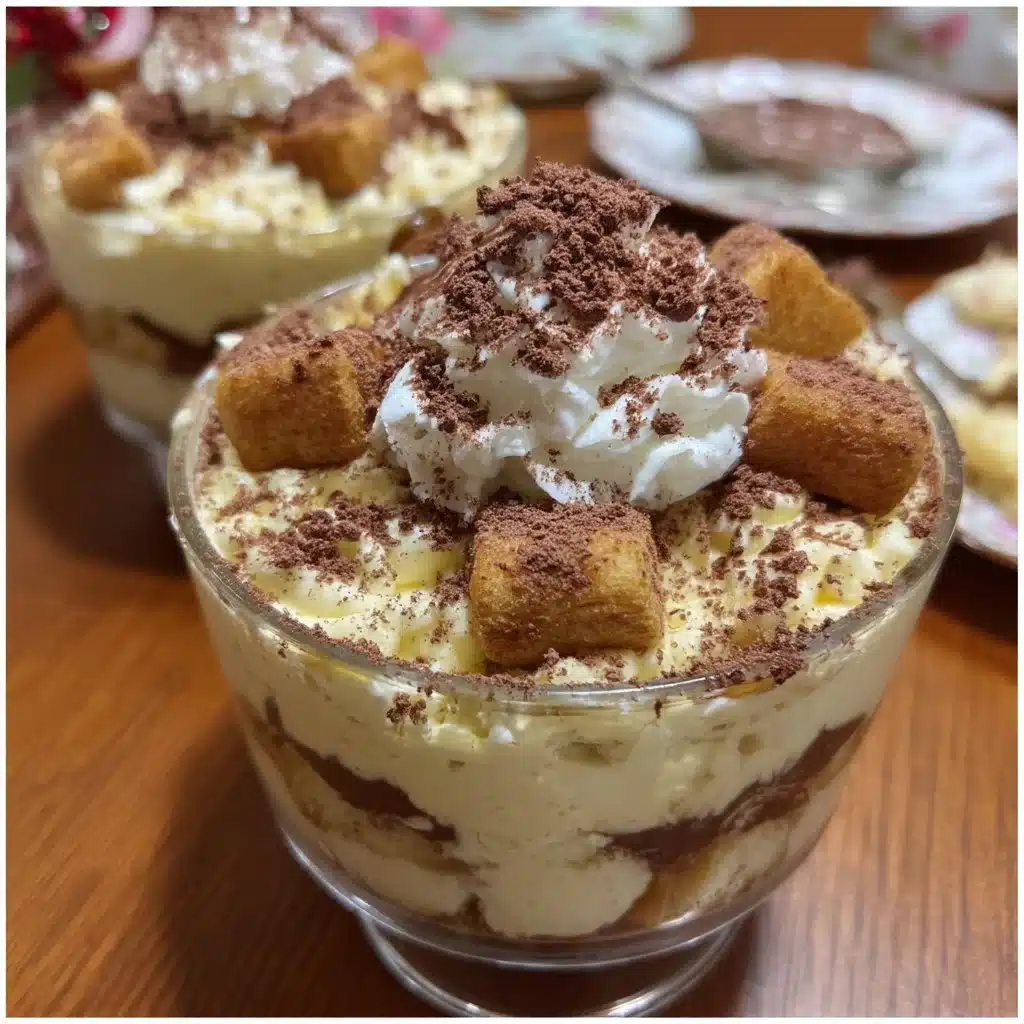 Deliciously Nostalgic Baileys Coffee Ricotta Trifle