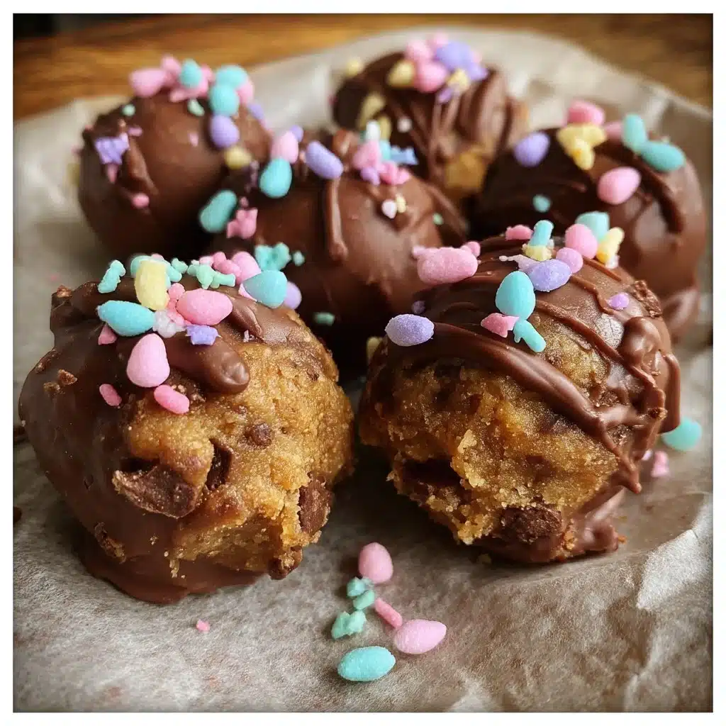 Easter Egg Cookie Dough Truffles