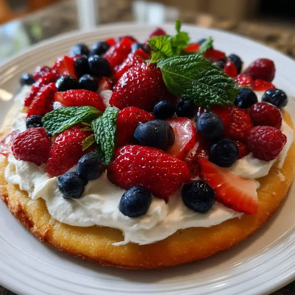 Fruit Pizza with Mascarpone Frosting