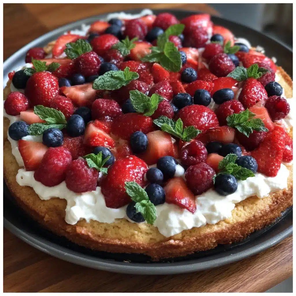 Fruit Pizza with Mascarpone Frosting