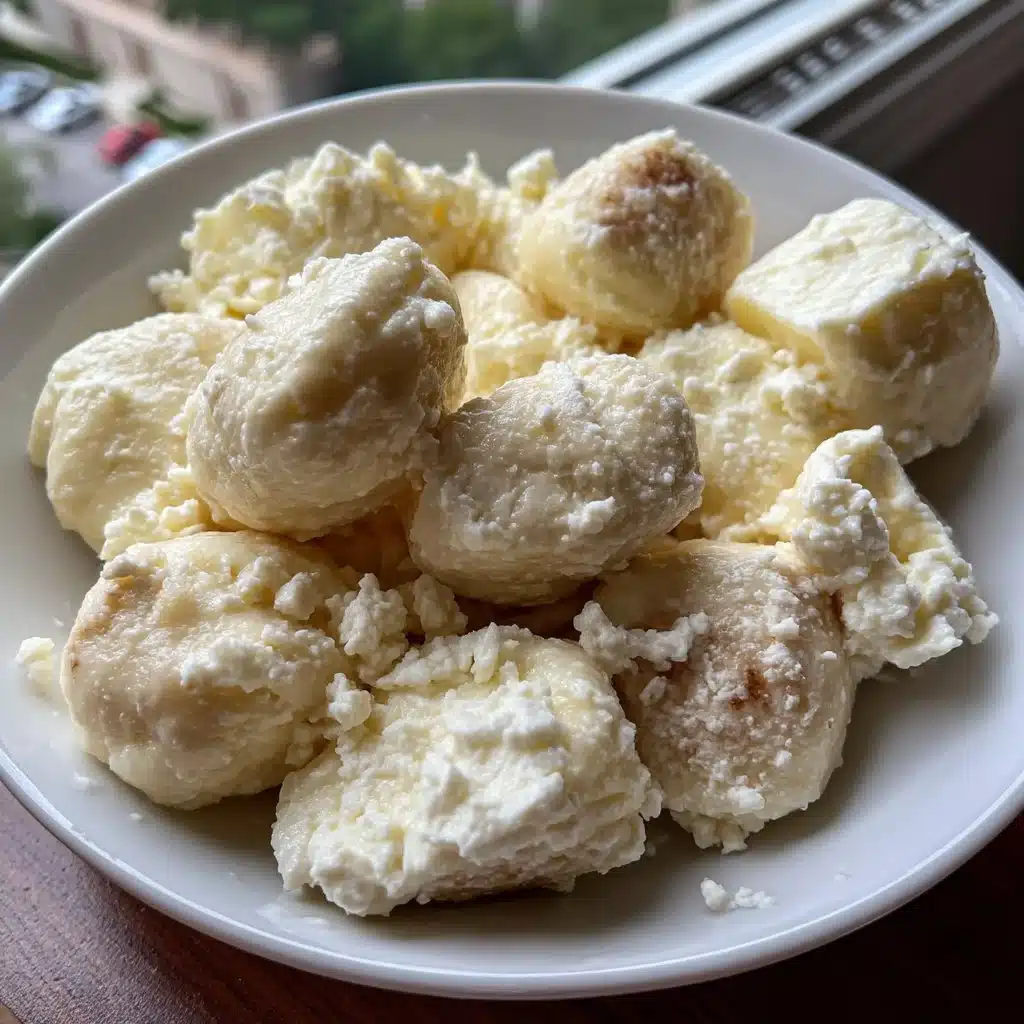 Homemade Ricotta Gnocchi 4 Plate of homemade ricotta gnocchi served with sauce