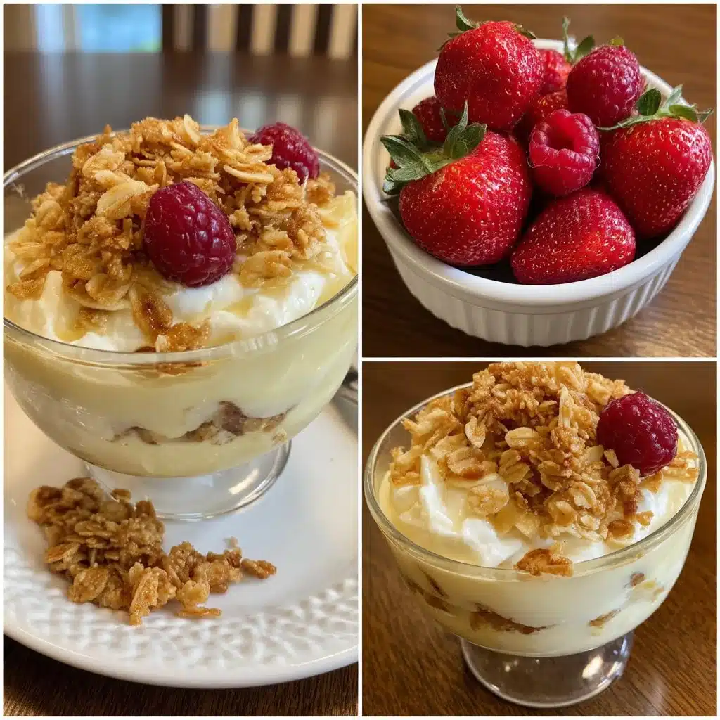 Honey Almond Mascarpone Parfaits