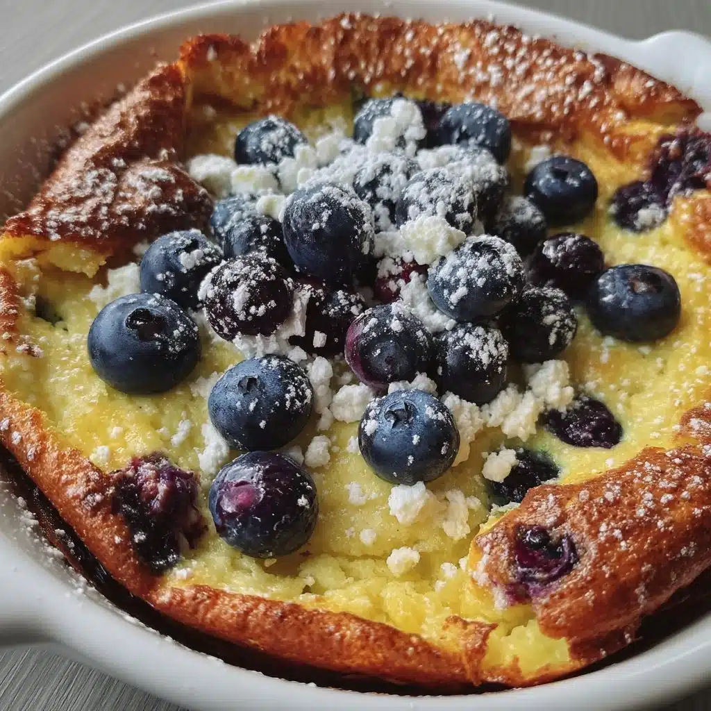 Lemon Blueberry Ricotta Clafoutis 5 Lemon Blueberry Ricotta Clafoutis