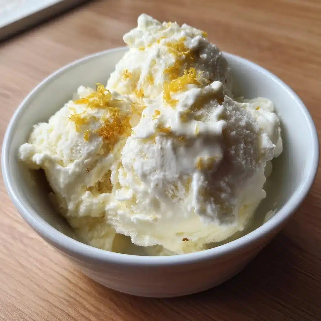 Lemon Mascarpone Sorbet