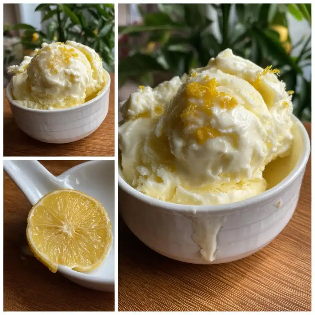 Lemon Mascarpone Sorbet