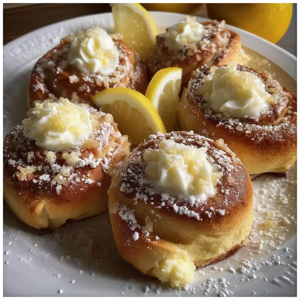 Lemon Mascarpone Sweet Rolls