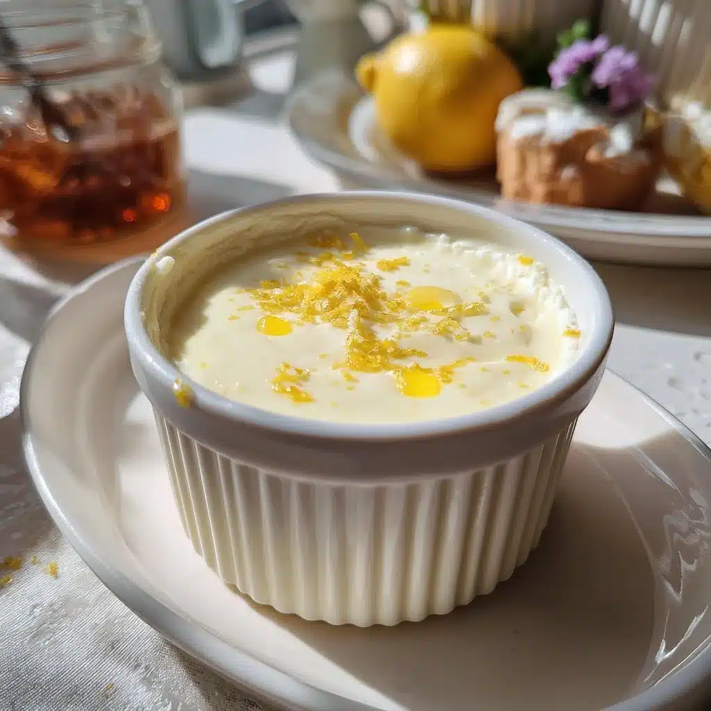 Lemon Panna Cotta Cups