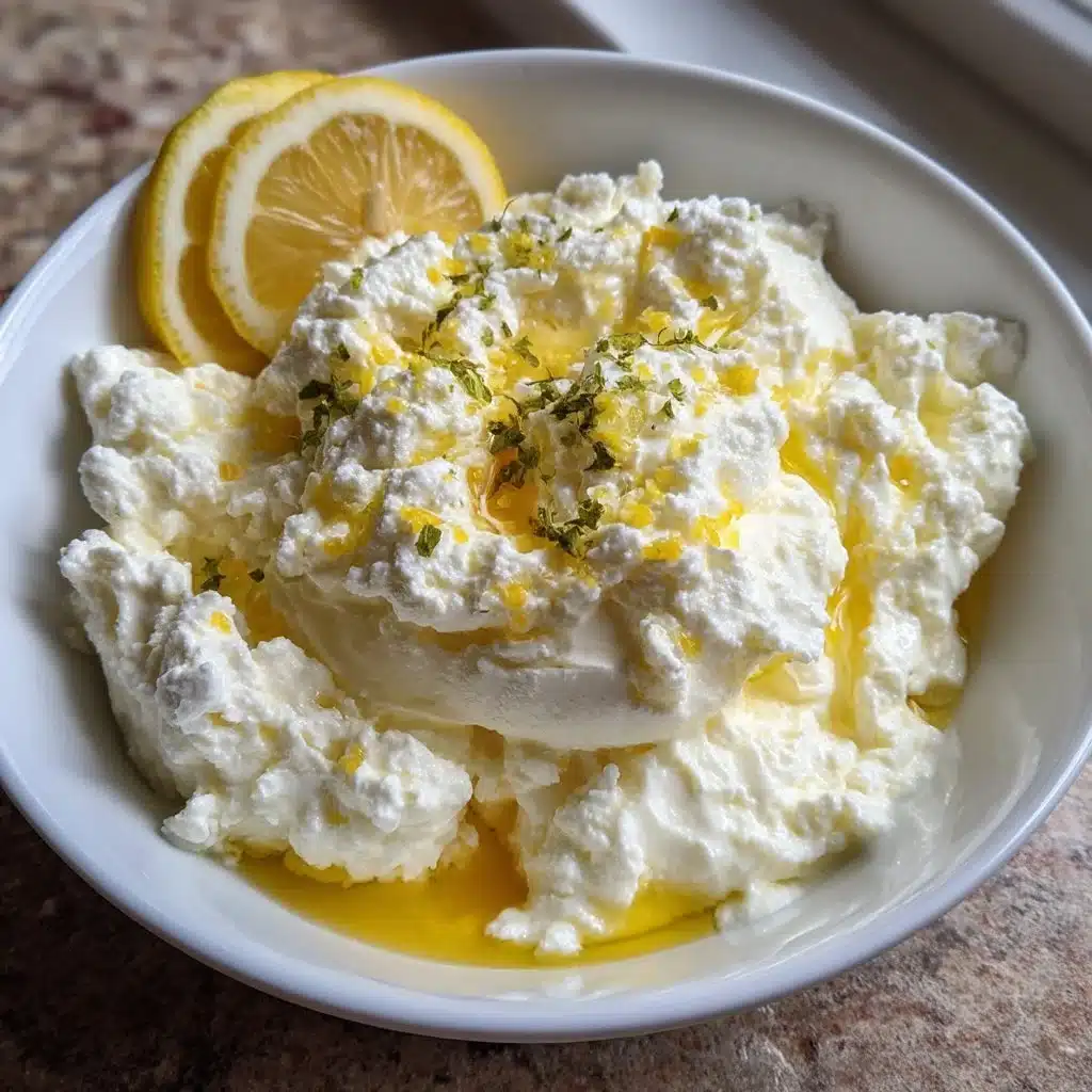 Lemon Ricotta Sorbet