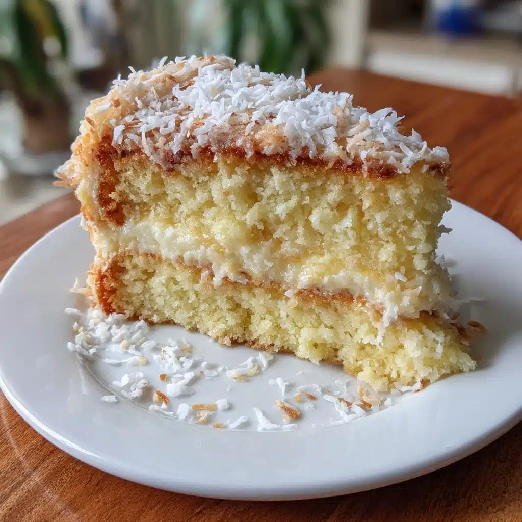 Limoncello Coconut Layer Cake