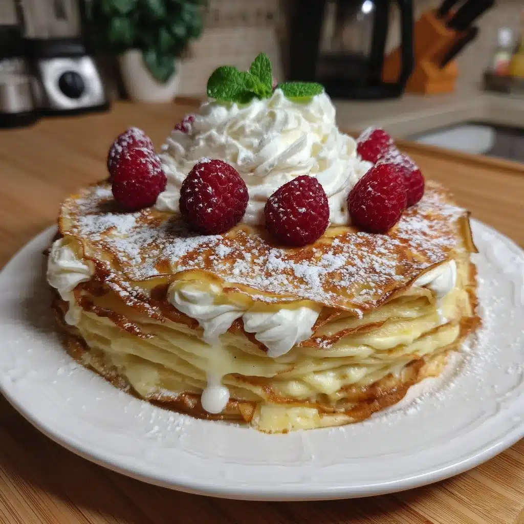 Limoncello Mascarpone Crepe Cake 5 Limoncello Mascarpone Crepe Cake