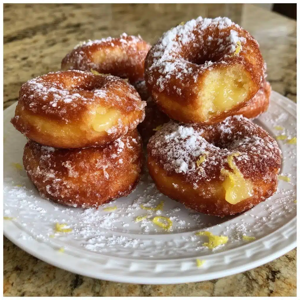 Limoncello Mascarpone Donuts