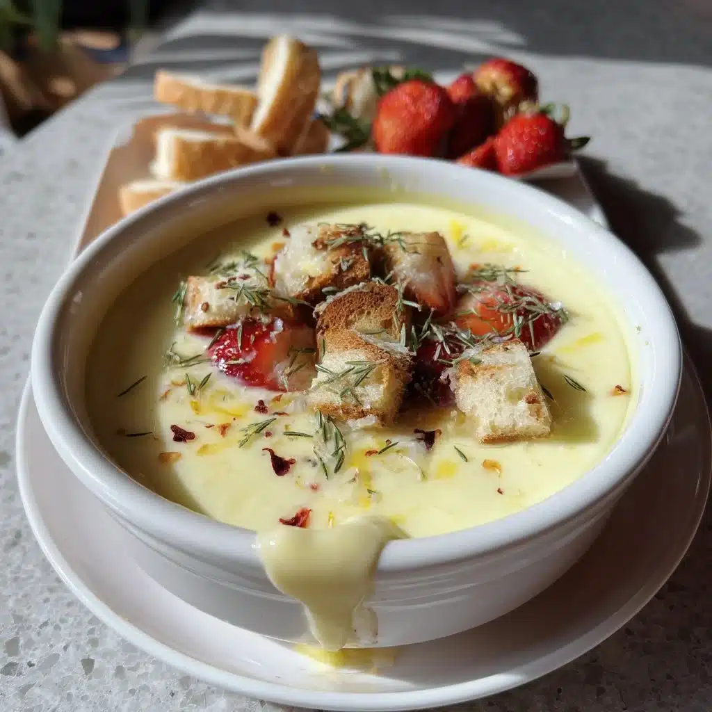 Limoncello Mascarpone Fondue