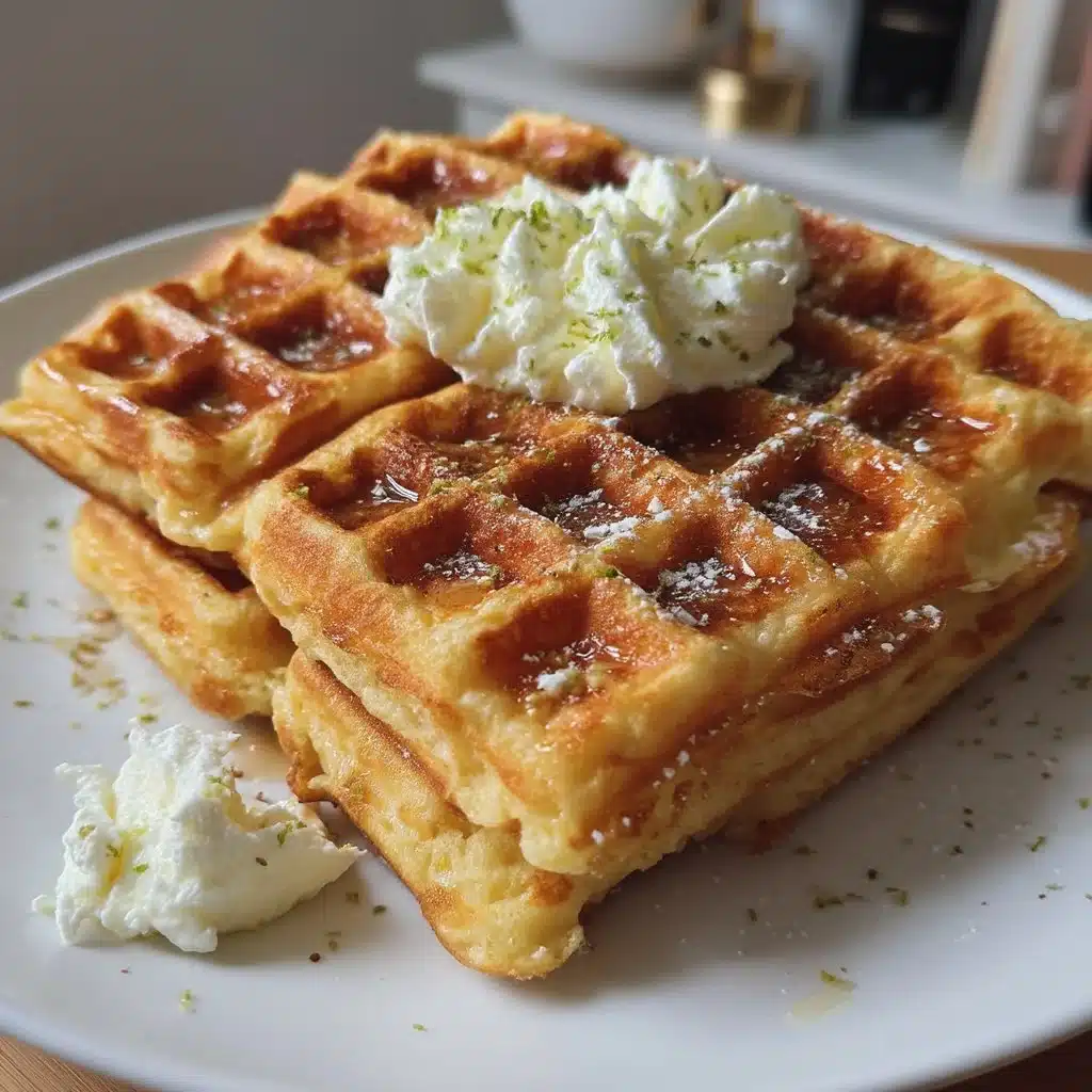 Limoncello Poppy Seed Ricotta Waffles 4 Limoncello Poppy Seed Ricotta Waffles