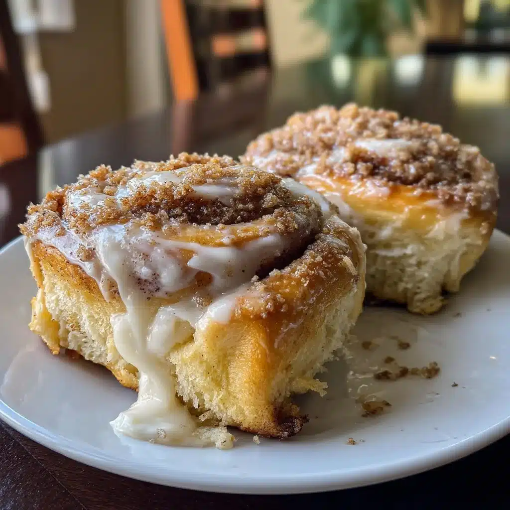 Mascarpone Frosted Cinnamon Rolls