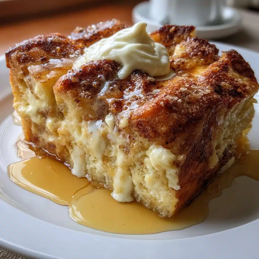 Mascarpone Stuffed French Toast Casserole