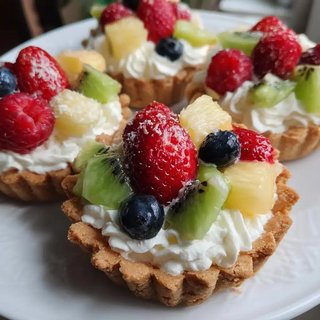 Mini Italian Cream Tarts with Mascarpone + Fruit