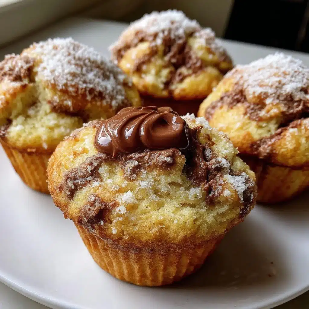 Nutella Ricotta Stuffed Muffins 1 Nutella Ricotta Stuffed Muffins