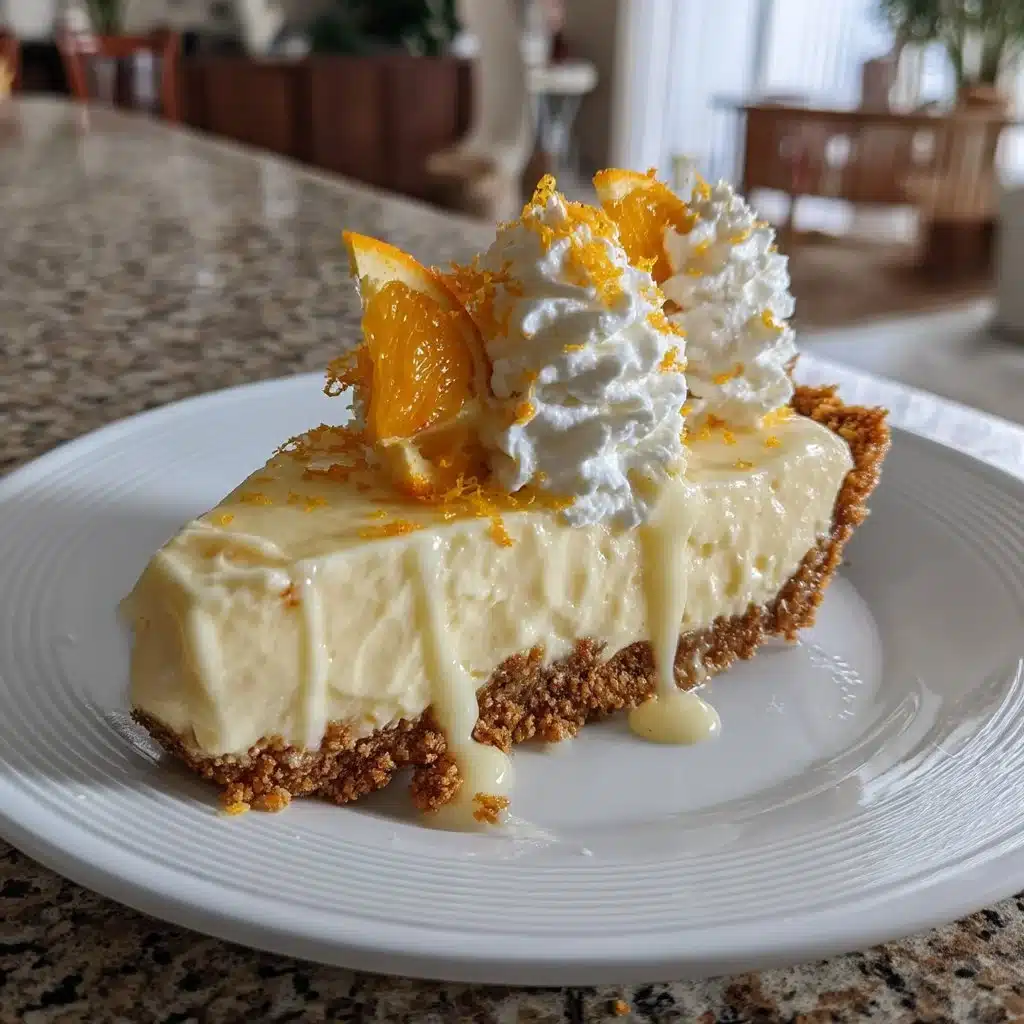 Orange Creamsicle Mascarpone Pie