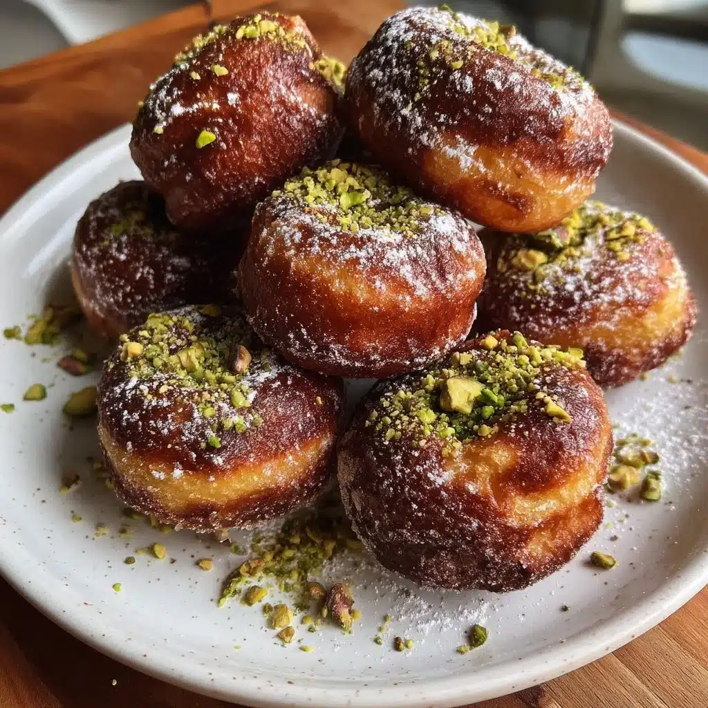 Pistachio Ricotta Donuts 5 Pistachio Ricotta Donuts