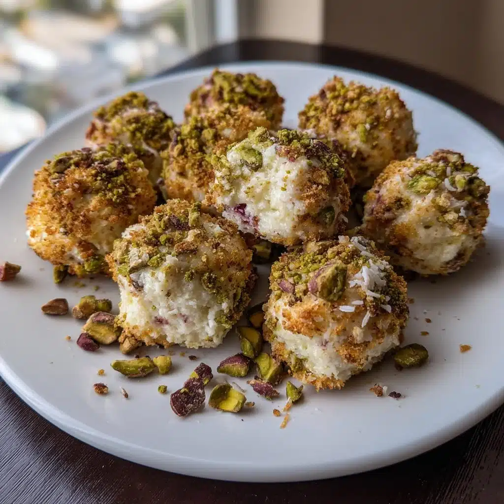 Pistachio Ricotta Protein Bites