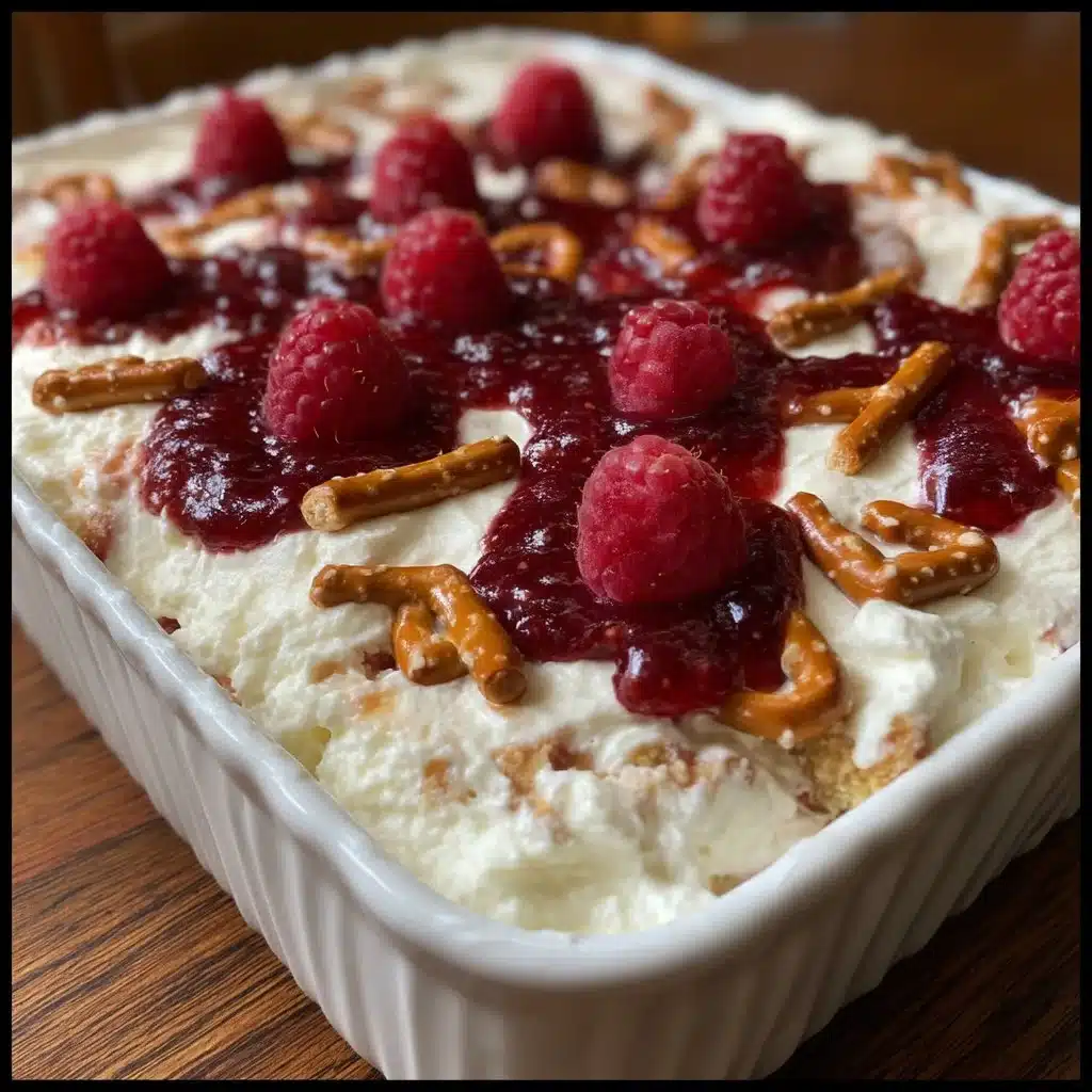 Raspberry Mascarpone Pretzel Salad 4 Raspberry Mascarpone Pretzel Salad
