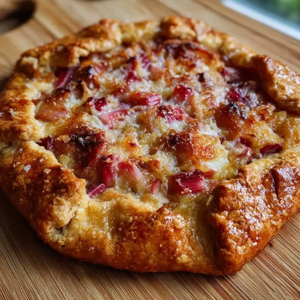 Rhubarb Ricotta Galette