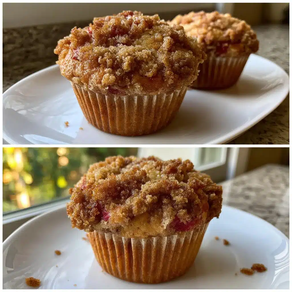 Rhubarb Streusel Muffins 2 Rhubarb Streusel Muffins