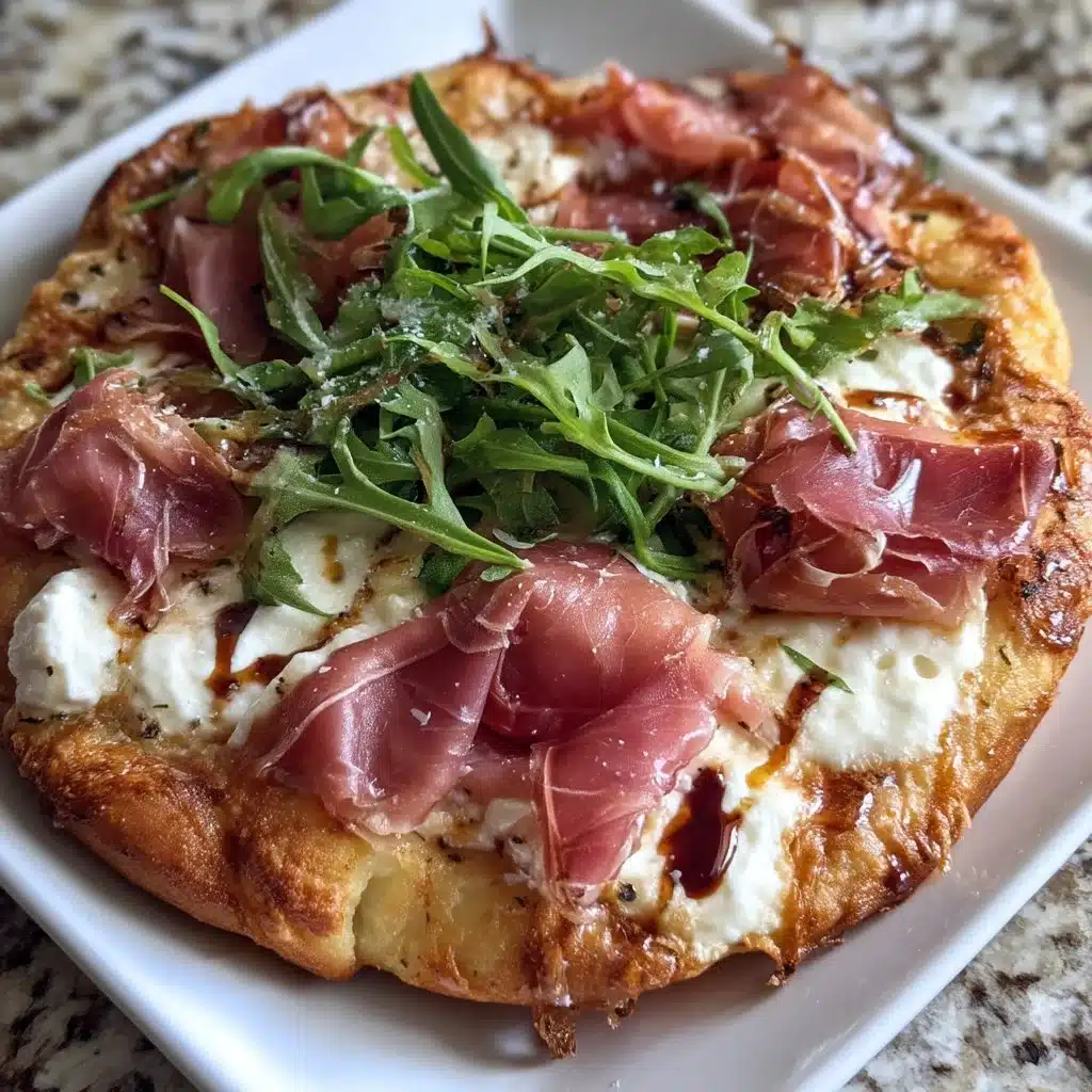 Ricotta and Prosciutto Pizza