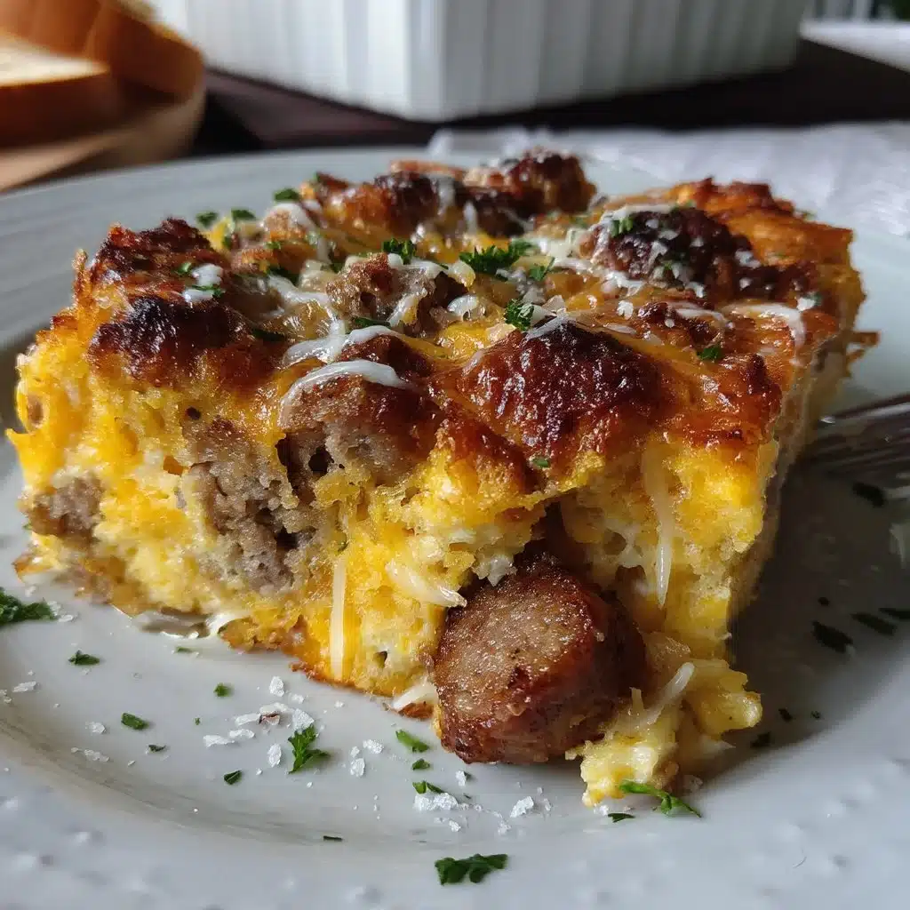 Ricotta Breakfast Casserole with Sausage 4 Ricotta Breakfast Casserole with Sausage