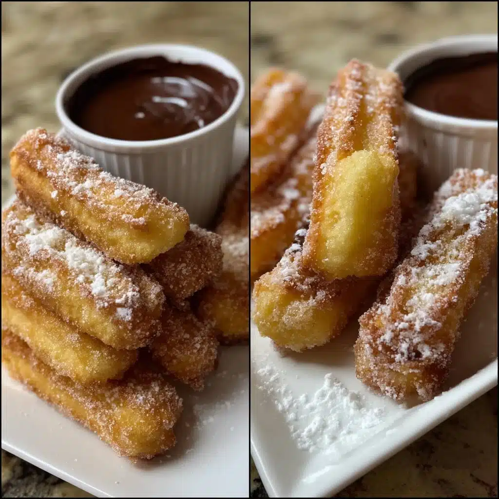 Ricotta Churros with Chocolate Sauce 6 Ricotta Churros with Chocolate Sauce