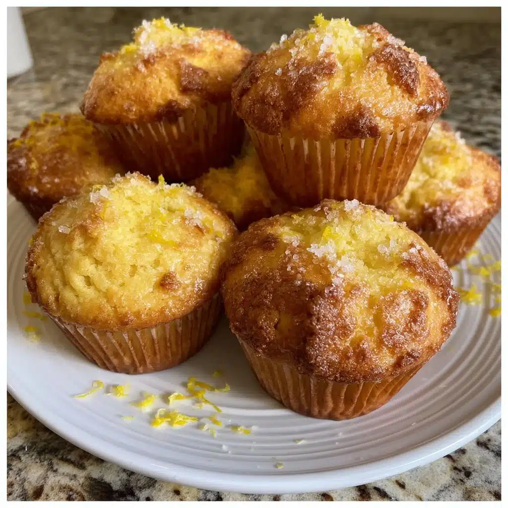 Ricotta Lemon Pound Cake Muffins