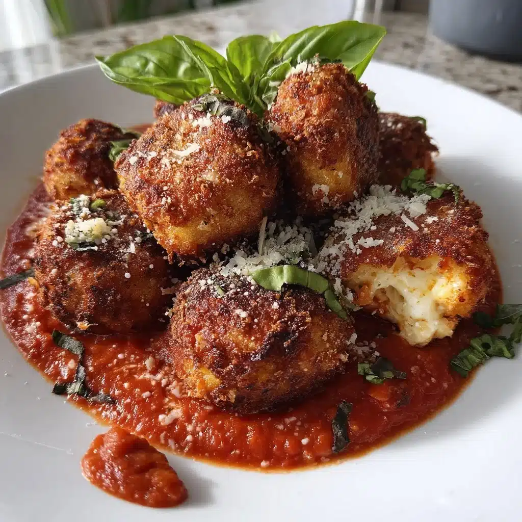 Ricotta Meatballs in Marinara