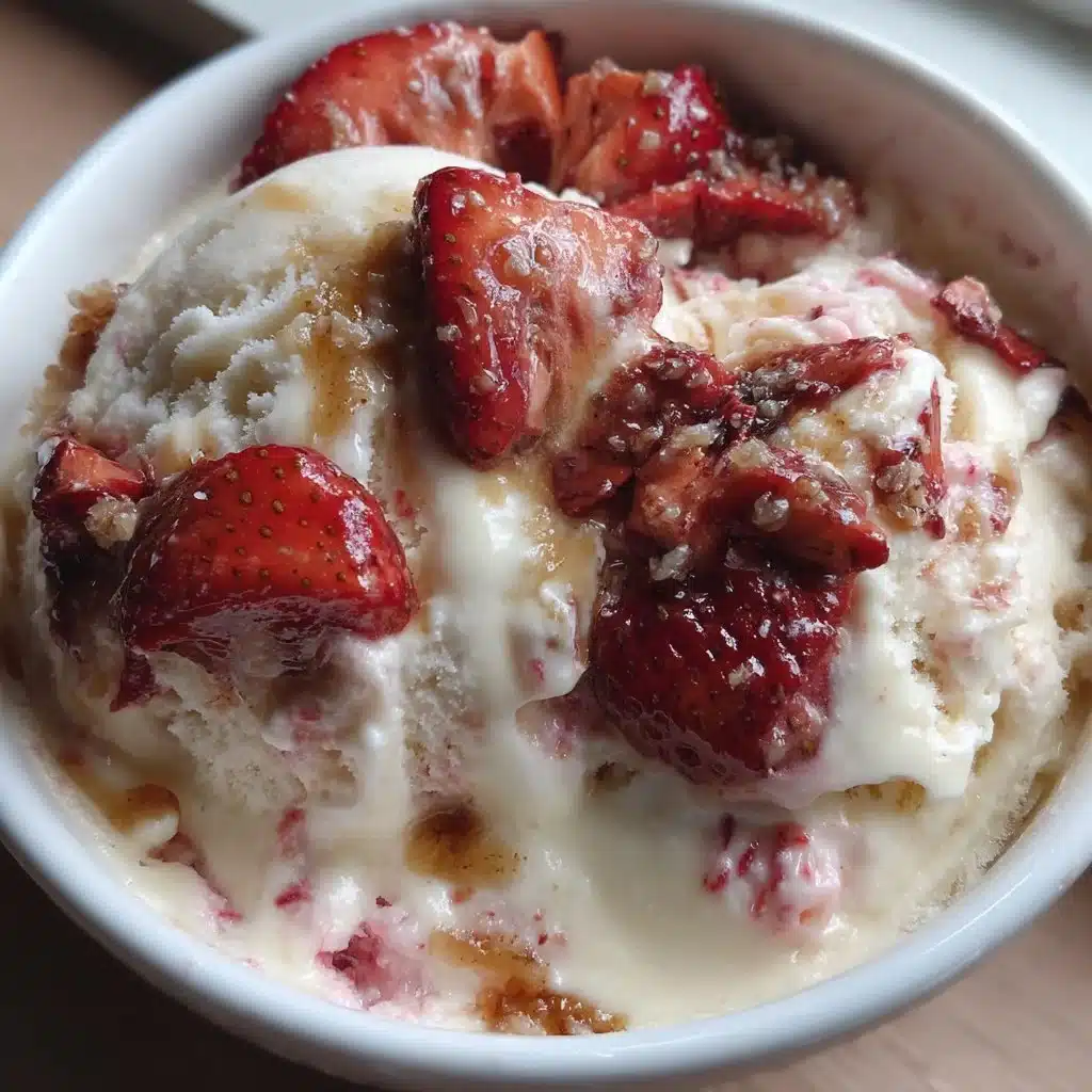 Roasted Strawberry Ricotta Ice Cream 5 Roasted Strawberry Ricotta Ice Cream