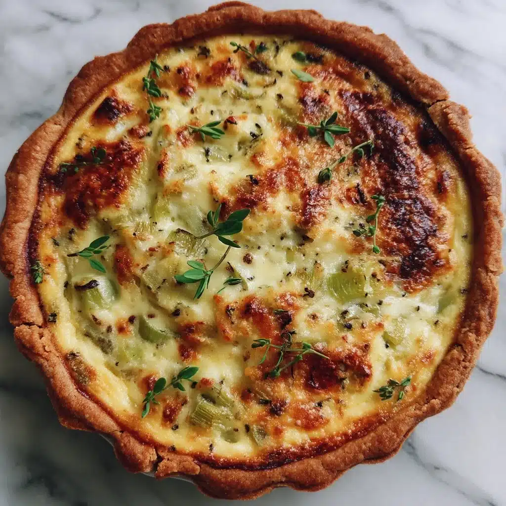 Savory Mascarpone & Leek Quiche 3 Savory Mascarpone & Leek Quiche