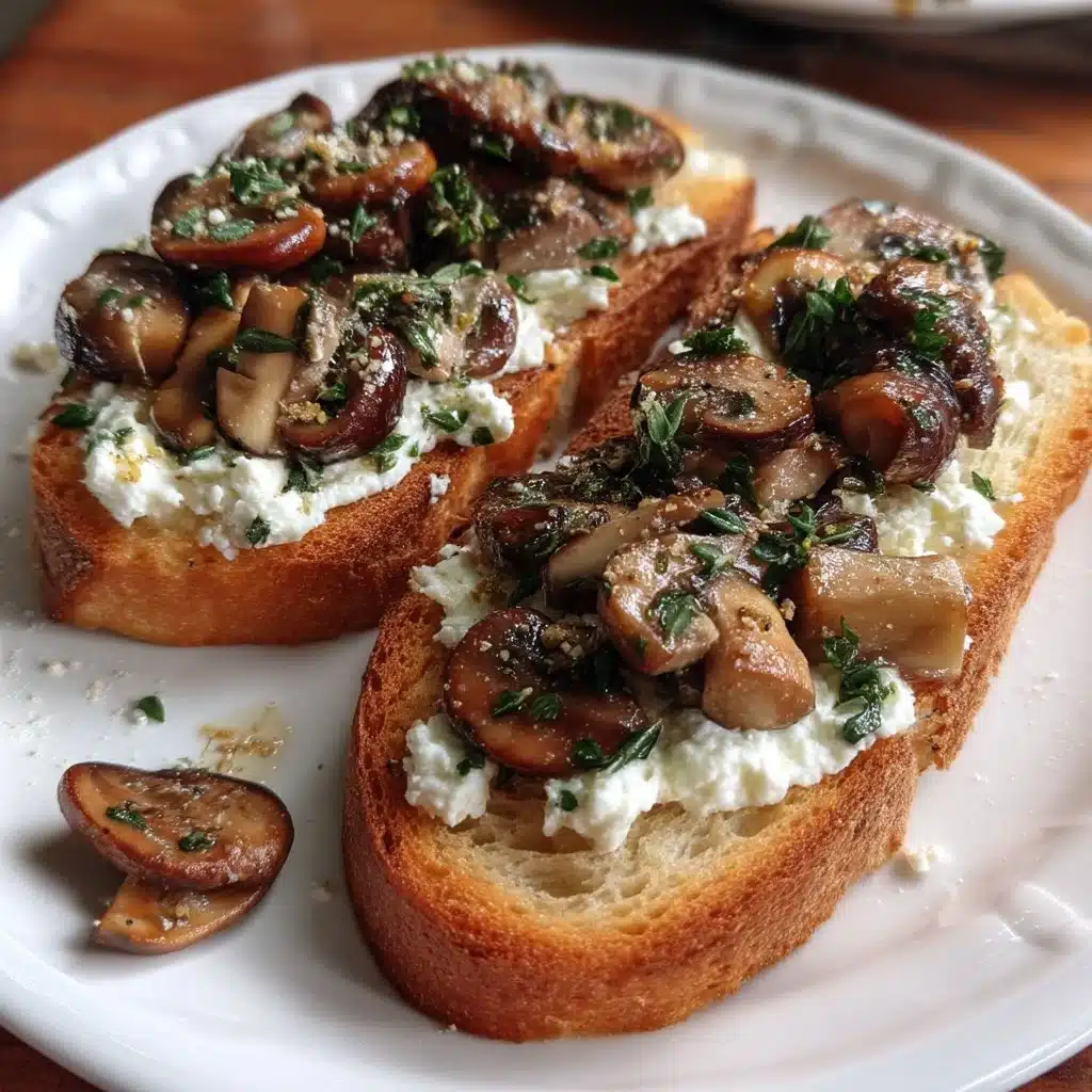 Savory Mushroom and Ricotta Toast 6 Savory Mushroom and Ricotta Toast
