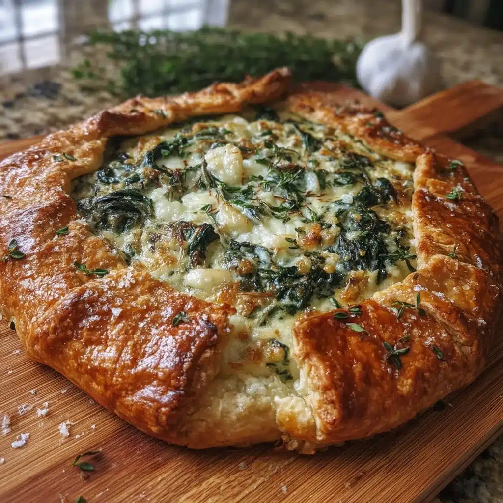 Savory Ricotta and Spinach Galette