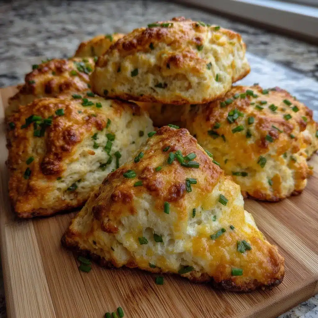 Savory Ricotta Scones with Cheddar & Chives 5 Savory Ricotta Scones with Cheddar & Chives