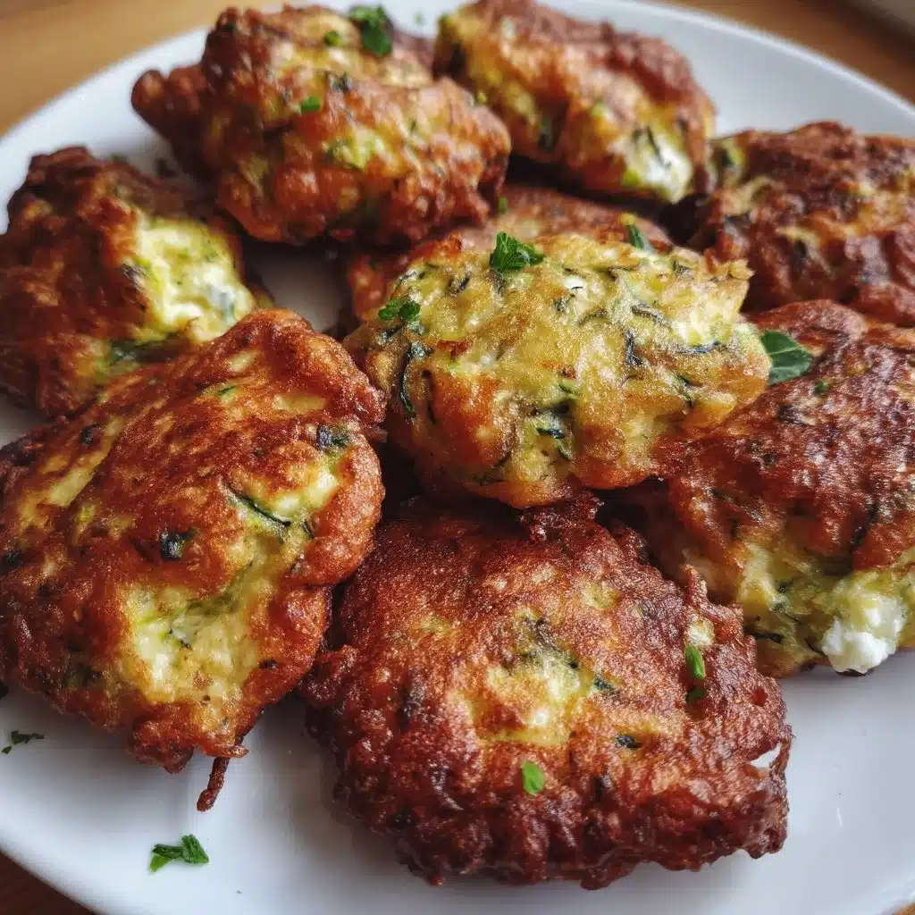 Savory Zucchini Ricotta Fritters