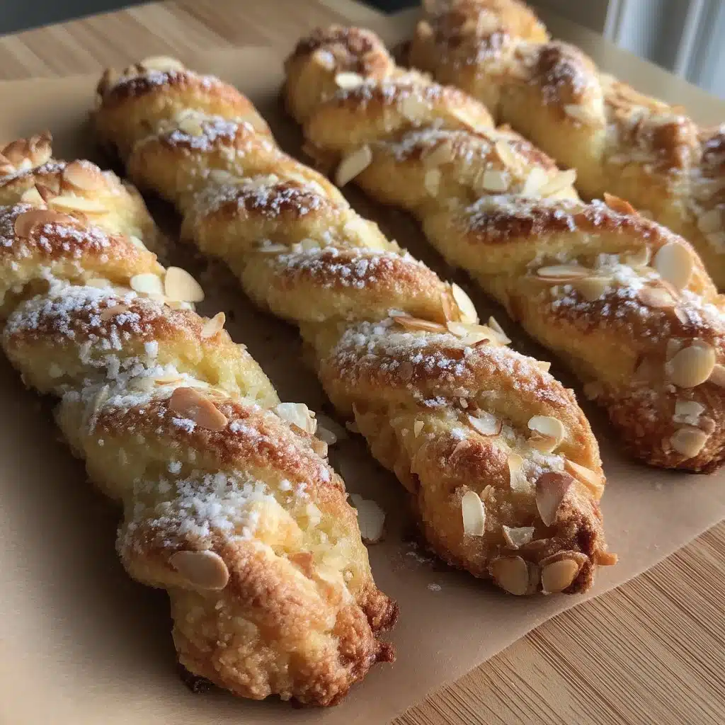 Soft Ricotta Almond Biscuit Twists