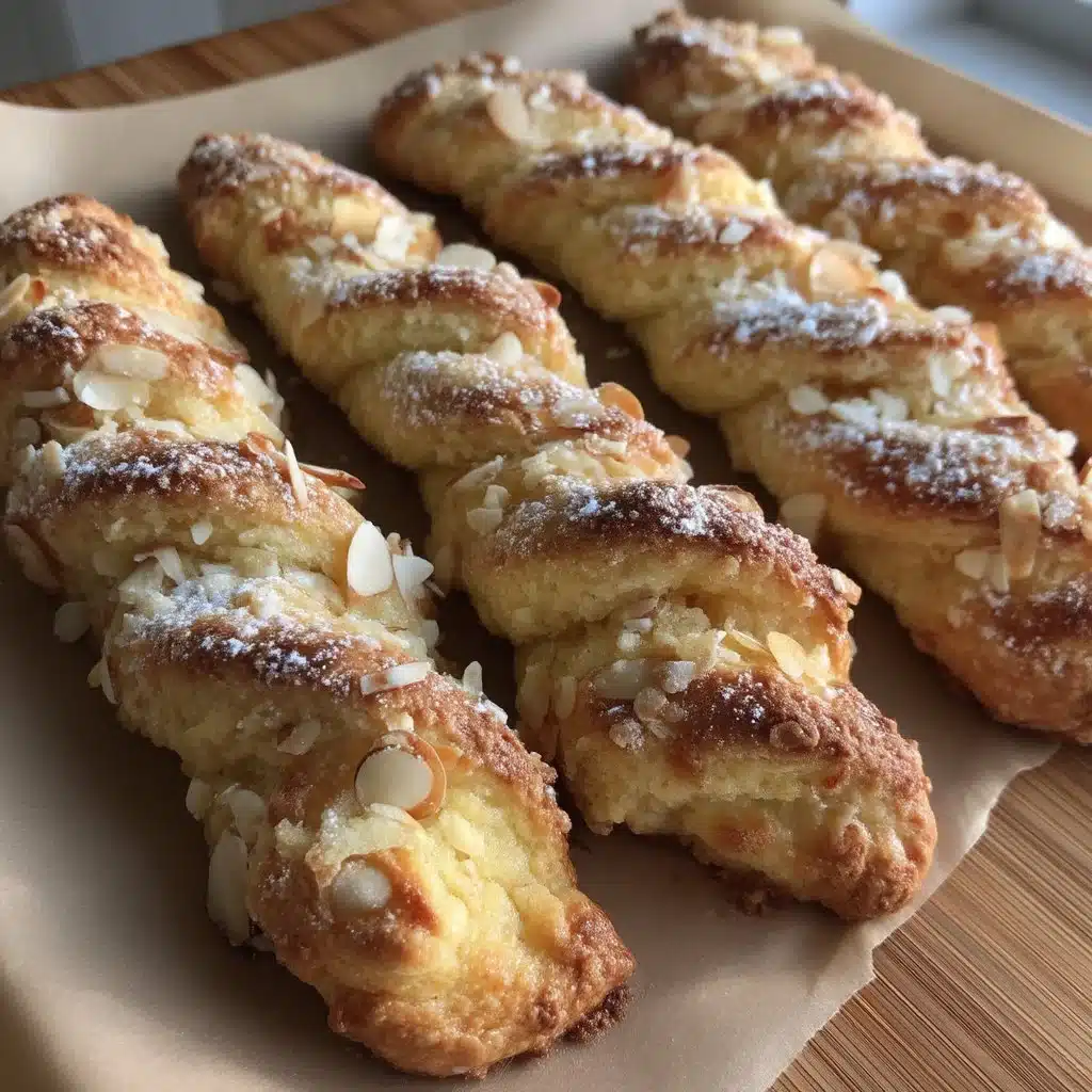 Soft Ricotta Almond Biscuit Twists