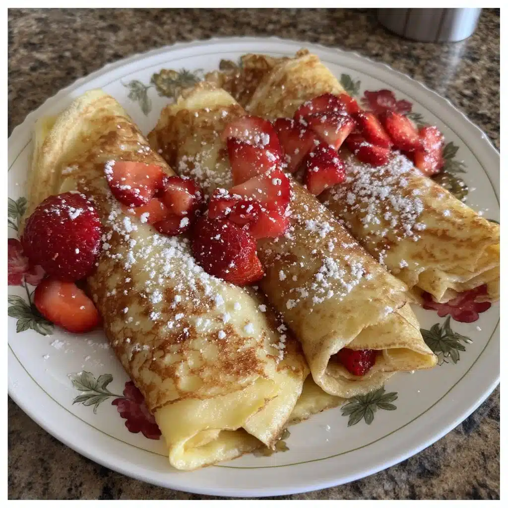 Strawberry Ricotta Crepes