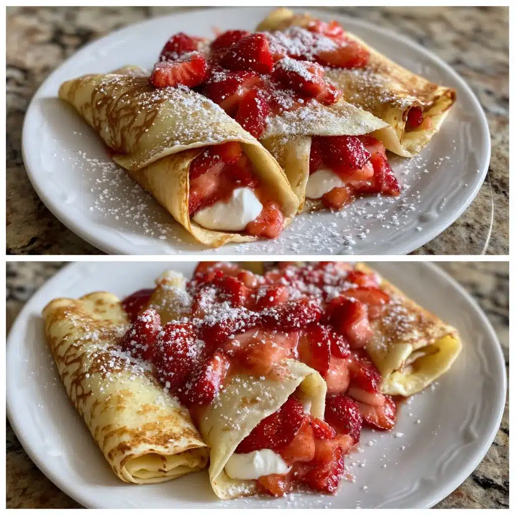 Strawberry Ricotta Crepes