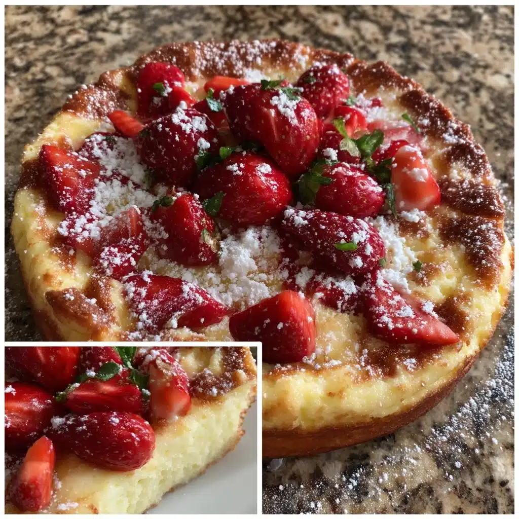 Strawberry Ricotta Spoon Cake