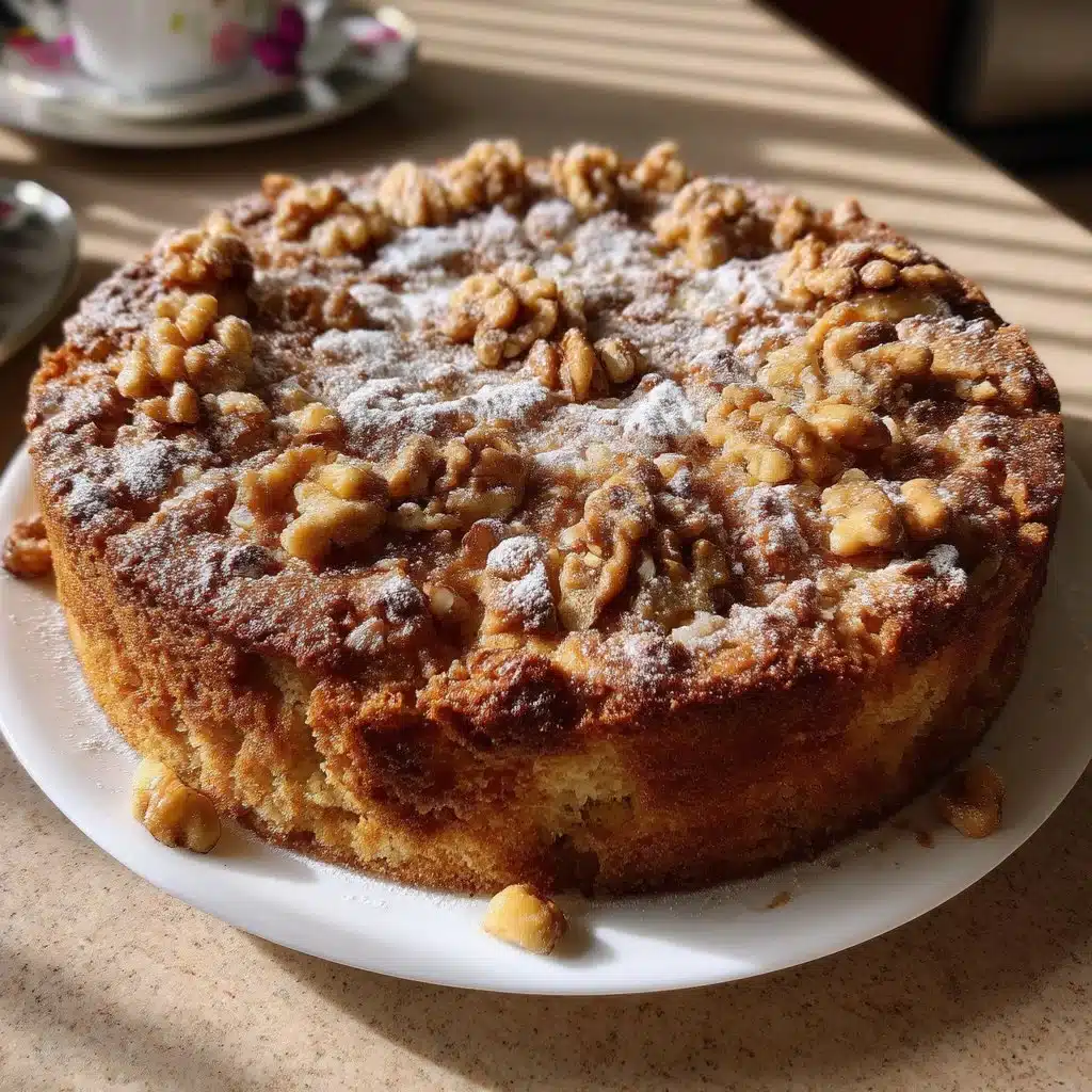 Warm and Cozy Italian Walnut Cake