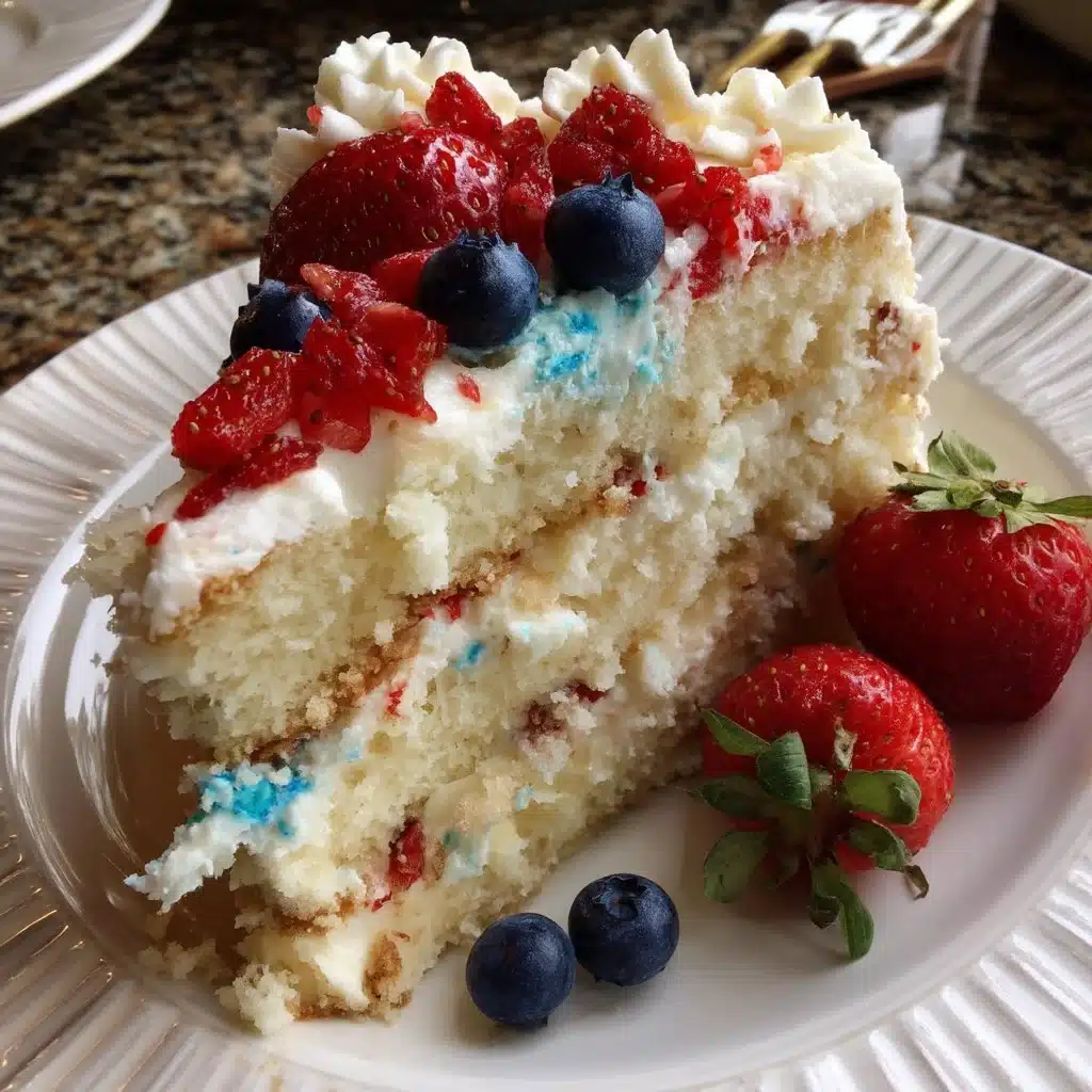 4th of July Flag Cake