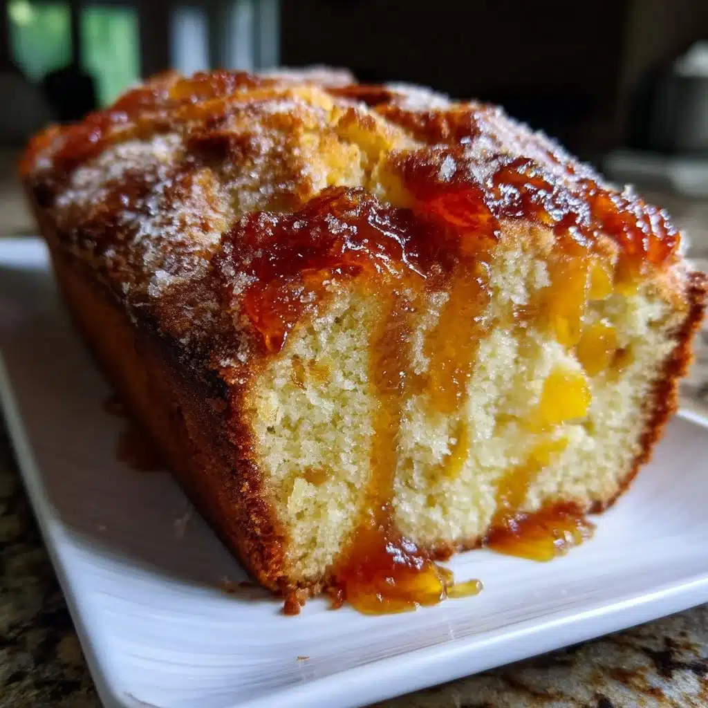 Apricot Vanilla Picnic Cake