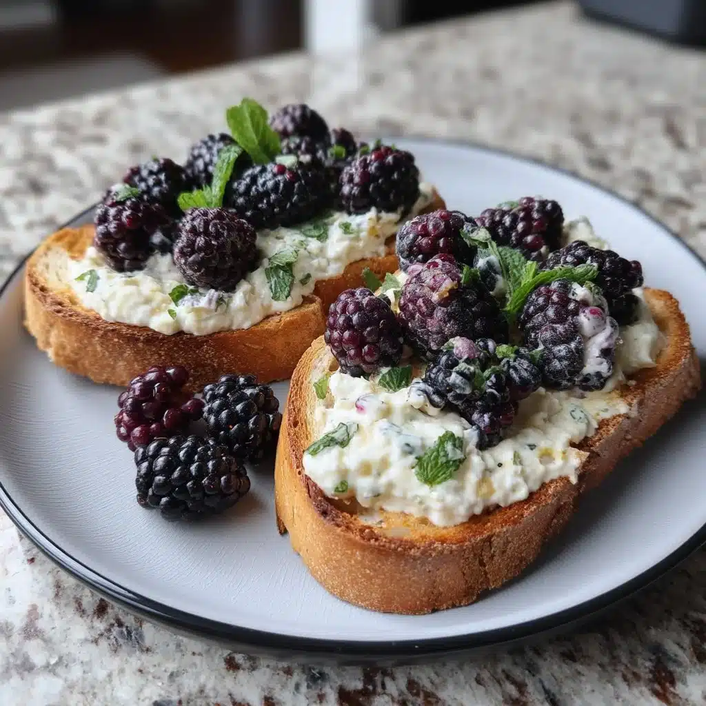 Blackberry Mascarpone Breakfast Toast 1 Blackberry Mascarpone Breakfast Toast