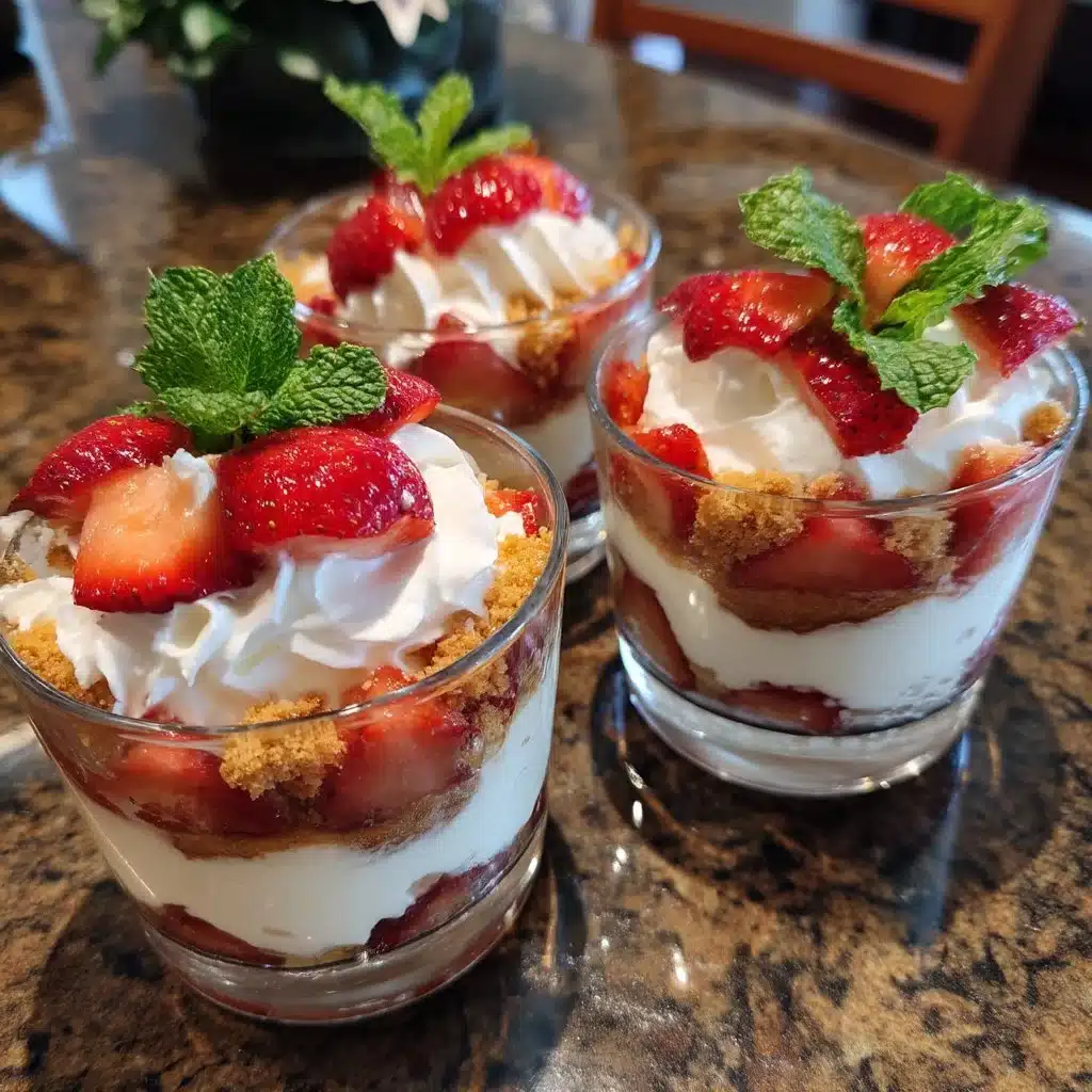 Easy Mother’s Day Strawberry Dessert Cups